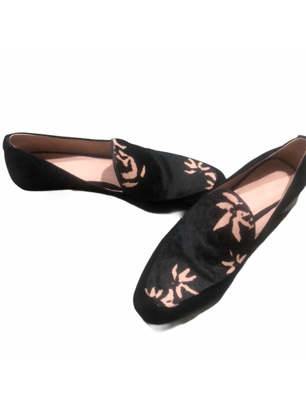 A.D & Daughters calf hair print block heel pump